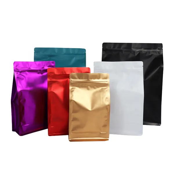 Aluminum Foil Flat Bottom Bag – Coffee Beans Storage-2