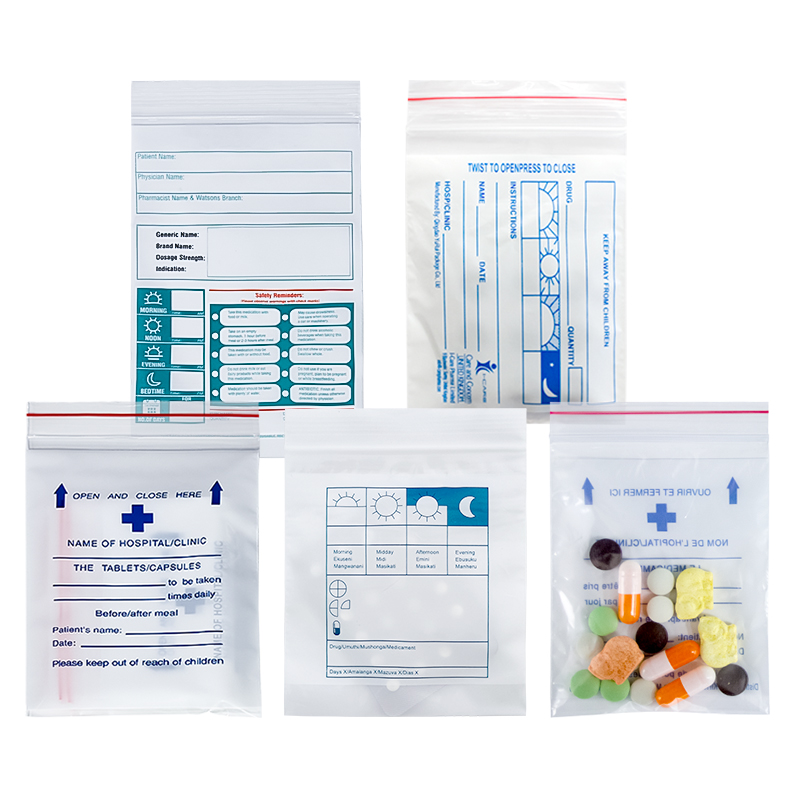 plastic bags for pills