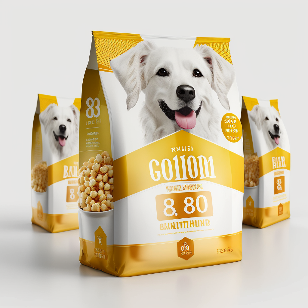 Bolsa de comida para mascotas sin logo