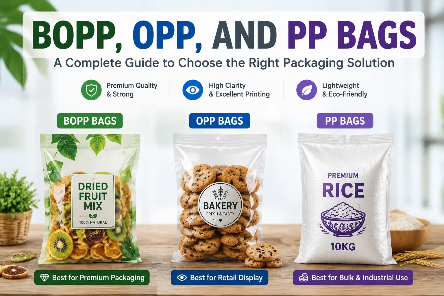 BOPP vs OPP vs PP
